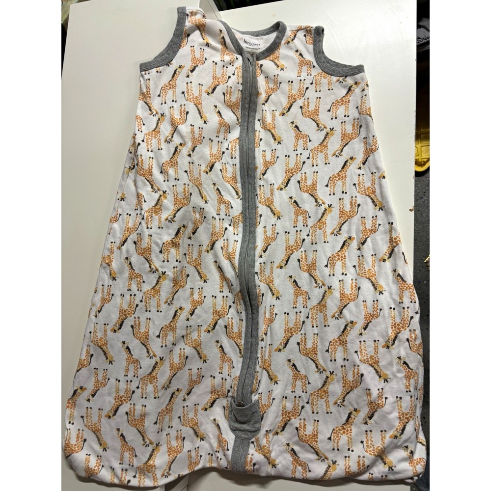 Burt's Bees Baby Wearable Blanket Sleep Sack L Giraffe Zipper Beekeeper